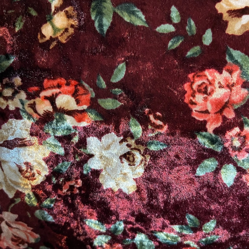 🆕🌺LULAROE MAURINE Floral Velvet Dress🌺 - Picture 9 of 14